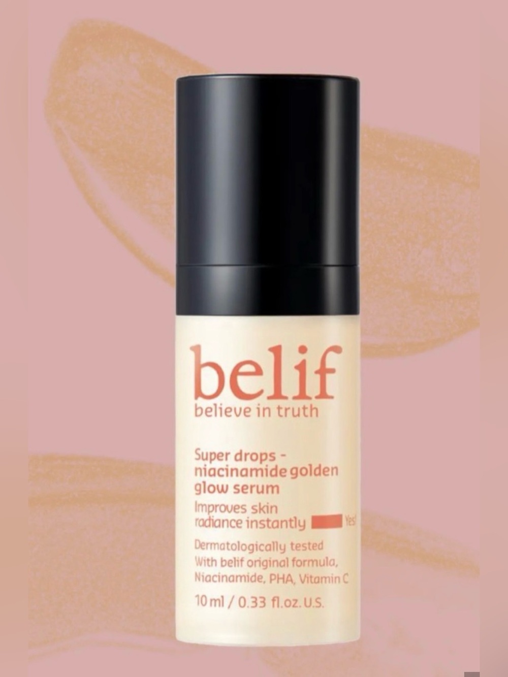 ☀️ 5/25 ☀️ Belif Super Drops Niacinamide Golden Glow Serum — (10 ml, .33 oz.)